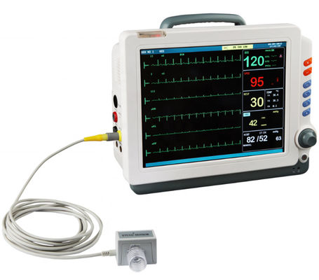 quality  Competitive 12.1 Inch Medical Metal Display With Capnograph Multiparameter Smart Icu Price Ambulance Patient Monitor factory